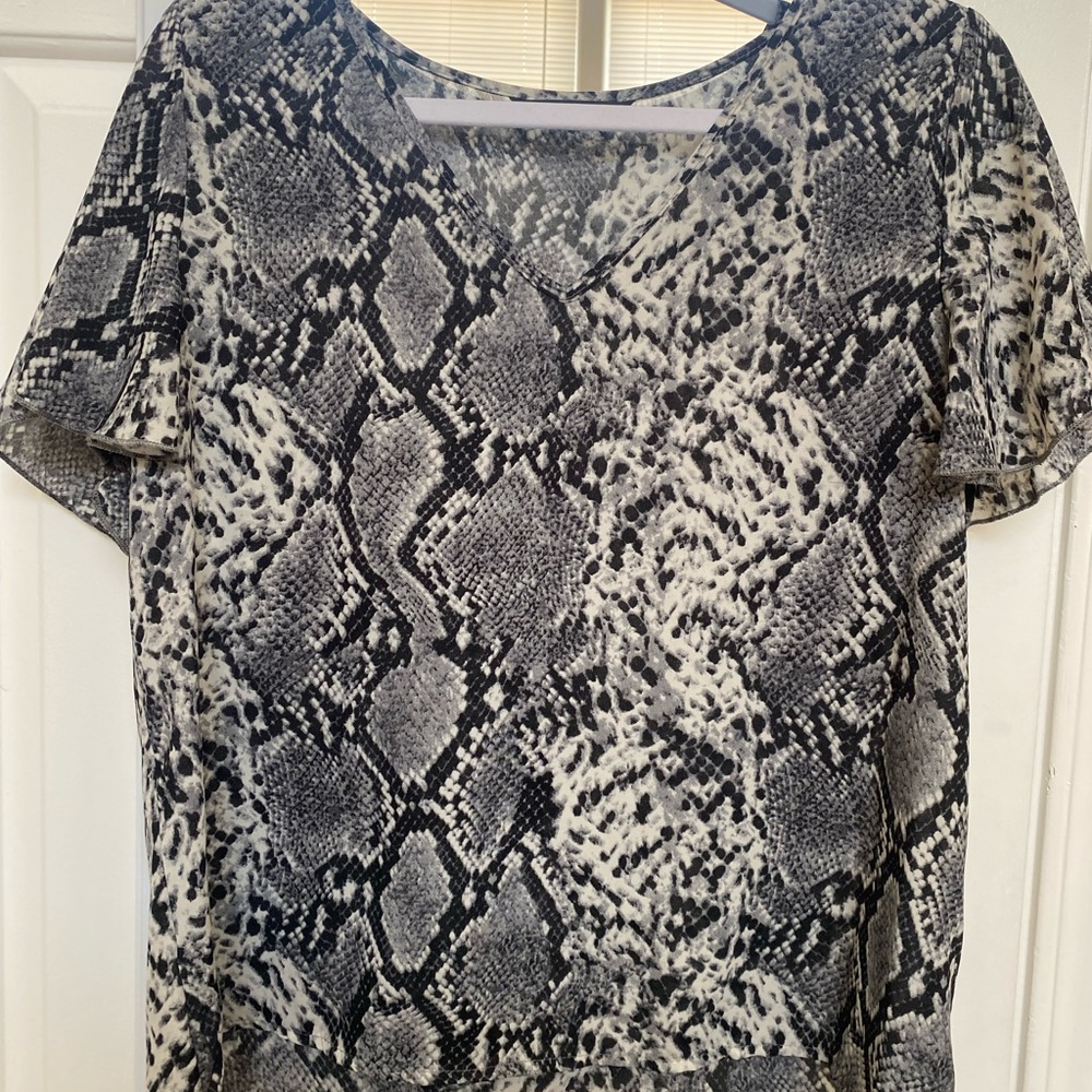 Snake Skin Blouse